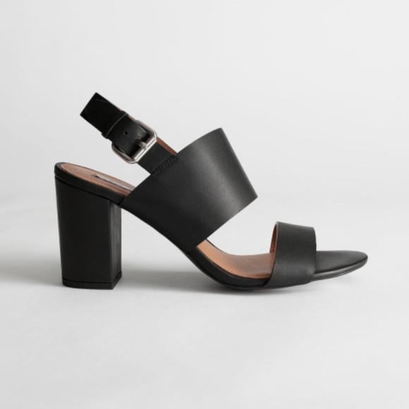 & Other Stories Shoes - & Other Stories- Slingback Leather Sandals